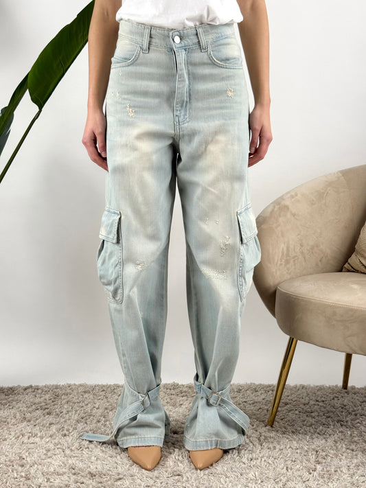 KONTATTO - JEANS CARGO DALIA