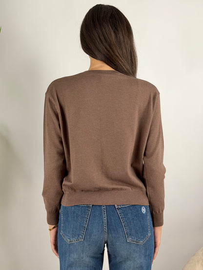 TENSIONE IN - MAGLIA GIROCOLLO ROMBI