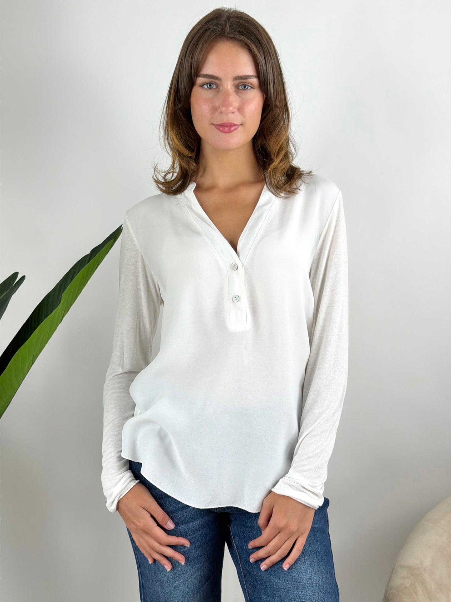 DEVA - BLUSA SERAFINO MANICA LUNGA