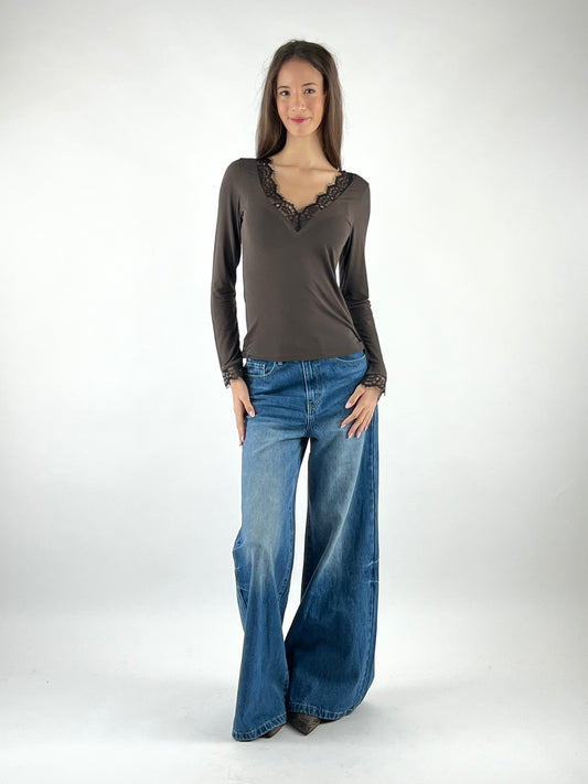 SUSY MIX - MAGLIA SCOLLO V PIZZO