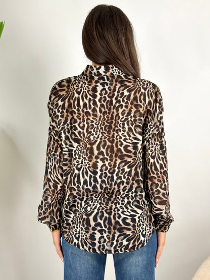 DEVA - CAMICIA VISCOSA E LANA