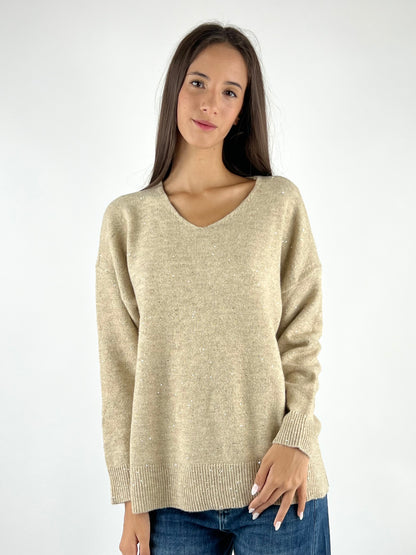 SUSY MIX - MAGLIA LUREX PAILLETTES