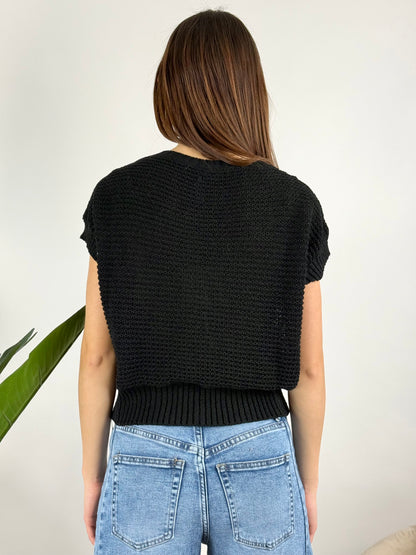 TENSIONE IN - MAGLIA SMANICATA