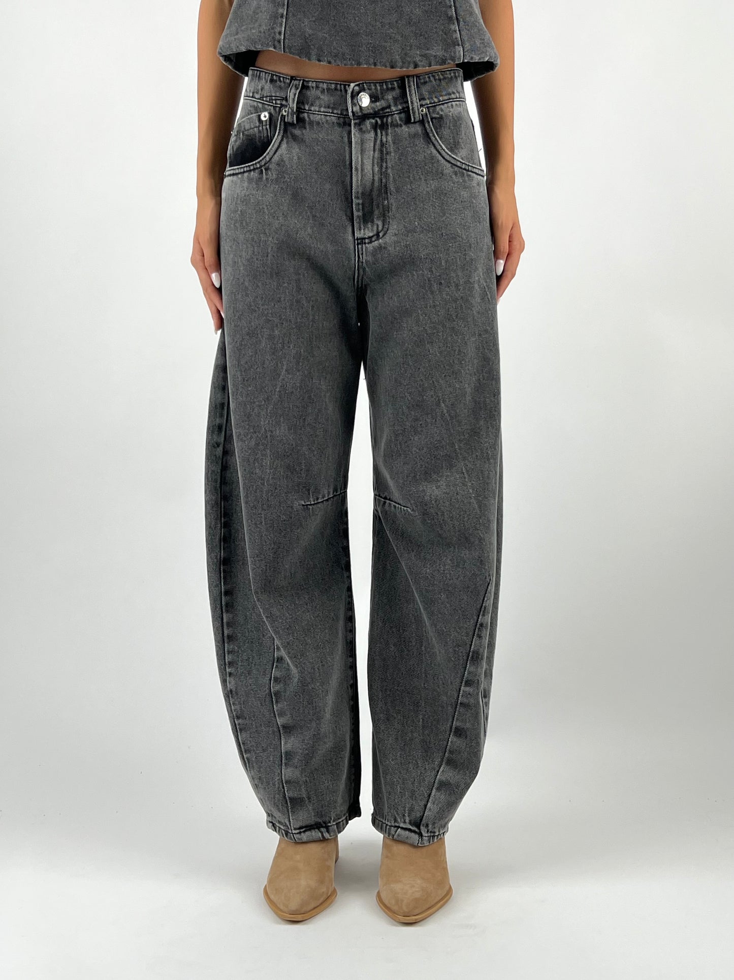 TENSIONE IN - JEANS WIDE LEG