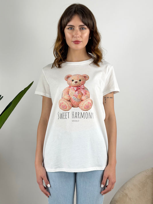 VICOLO - T-SHIRT ORSETTO