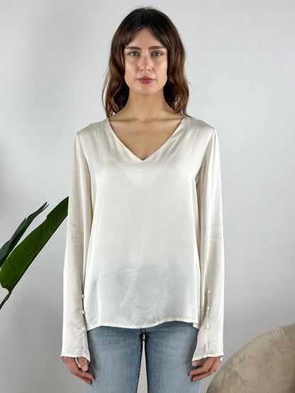 SUSY MIX - BLUSA SATIN MANICA KIMONO