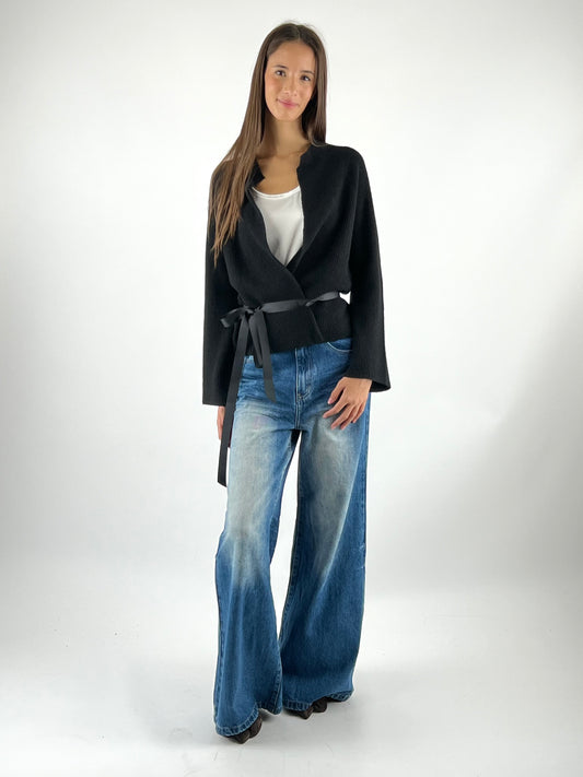 SUSY MIX - GIACCHINA IN MAGLIA CON CINTURA