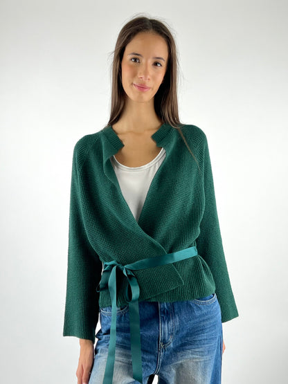 SUSY MIX - GIACCHINA IN MAGLIA CON CINTURA