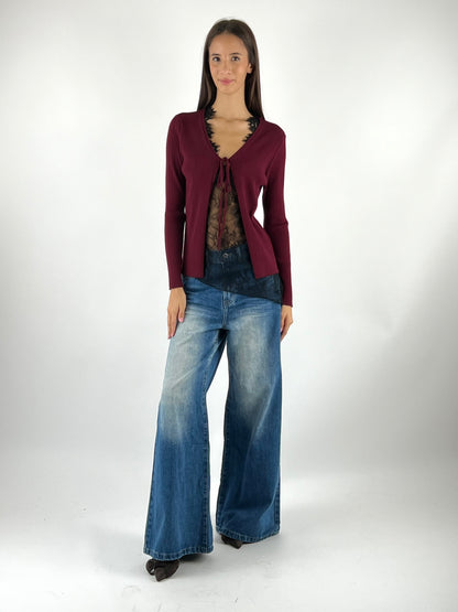 KONTATTO - CARDIGAN LACCI