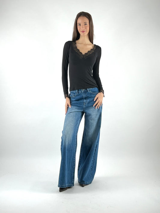 SUSY MIX - MAGLIA SCOLLO V PIZZO