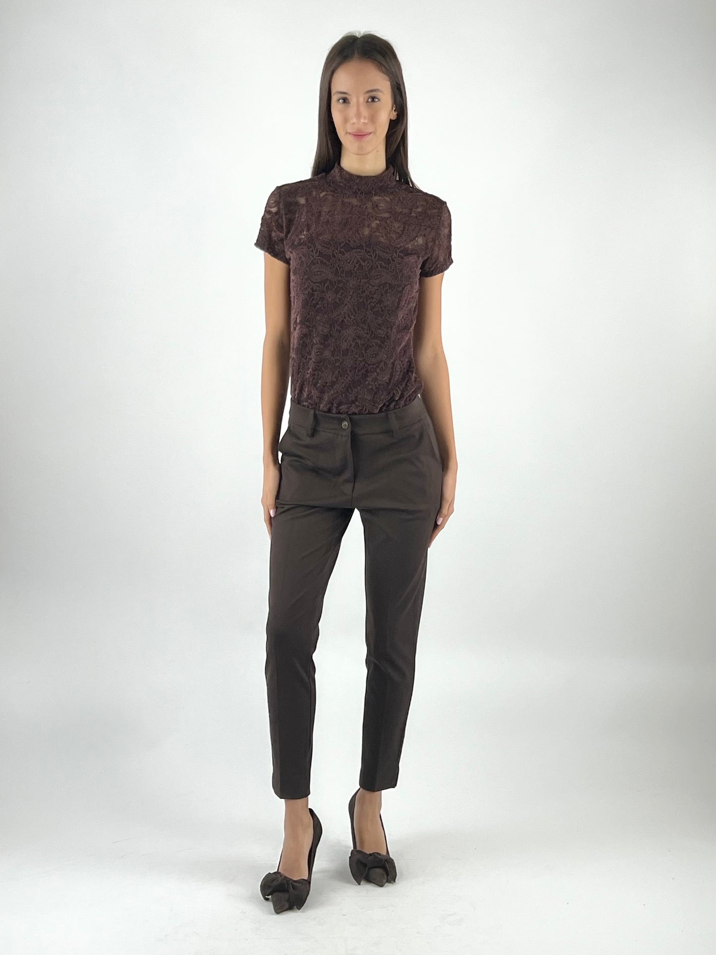 DEVA - PANTALONE PUNTO MILANO SIGARETTA