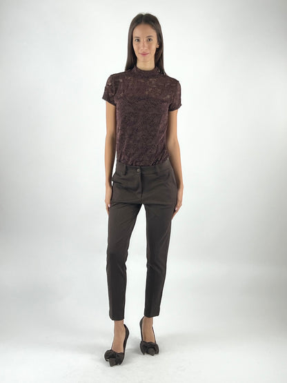 DEVA - PANTALONE PUNTO MILANO SIGARETTA