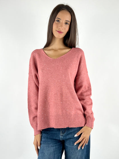 SUSY MIX - MAGLIA LUREX PAILLETTES