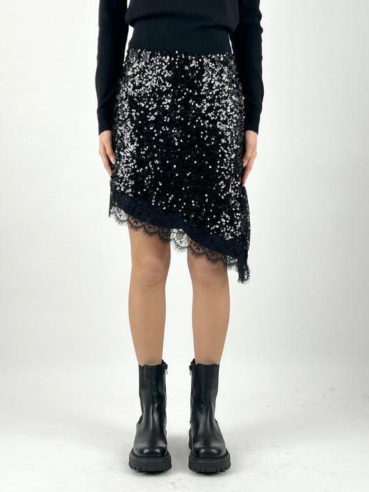 DEVA - GONNA ASIMMETRICA PAILLETTES