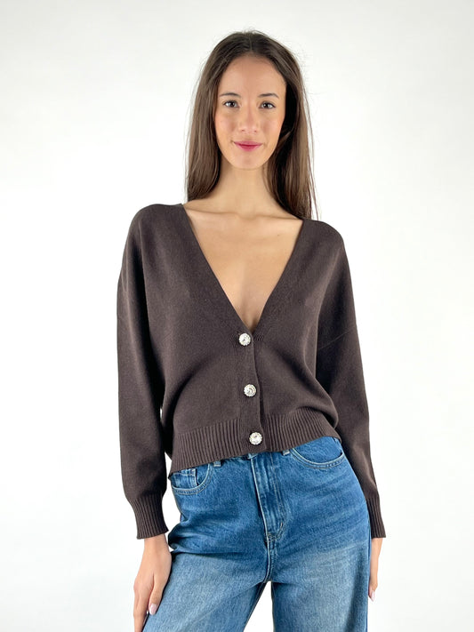 VICOLO - CARDIGAN BOTTONI GIOIELLO