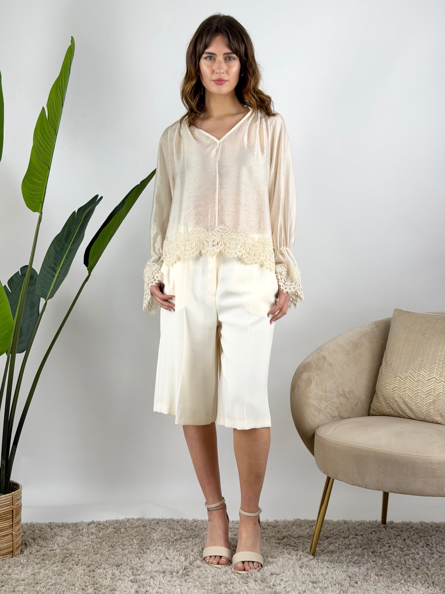 SUSY MIX - BLUSA CON PIZZO
