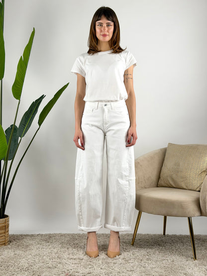 DEVA - JEANS BARREL COLORATO