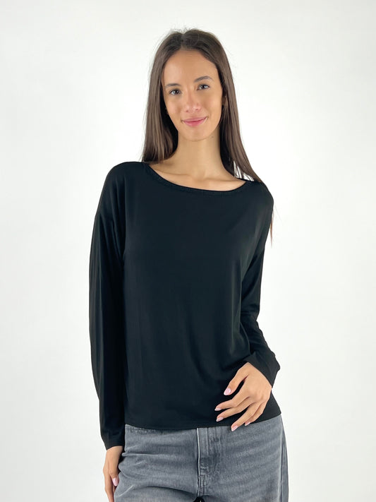 SUSY MIX - MAGLIA KIMONO BORDO LUREX