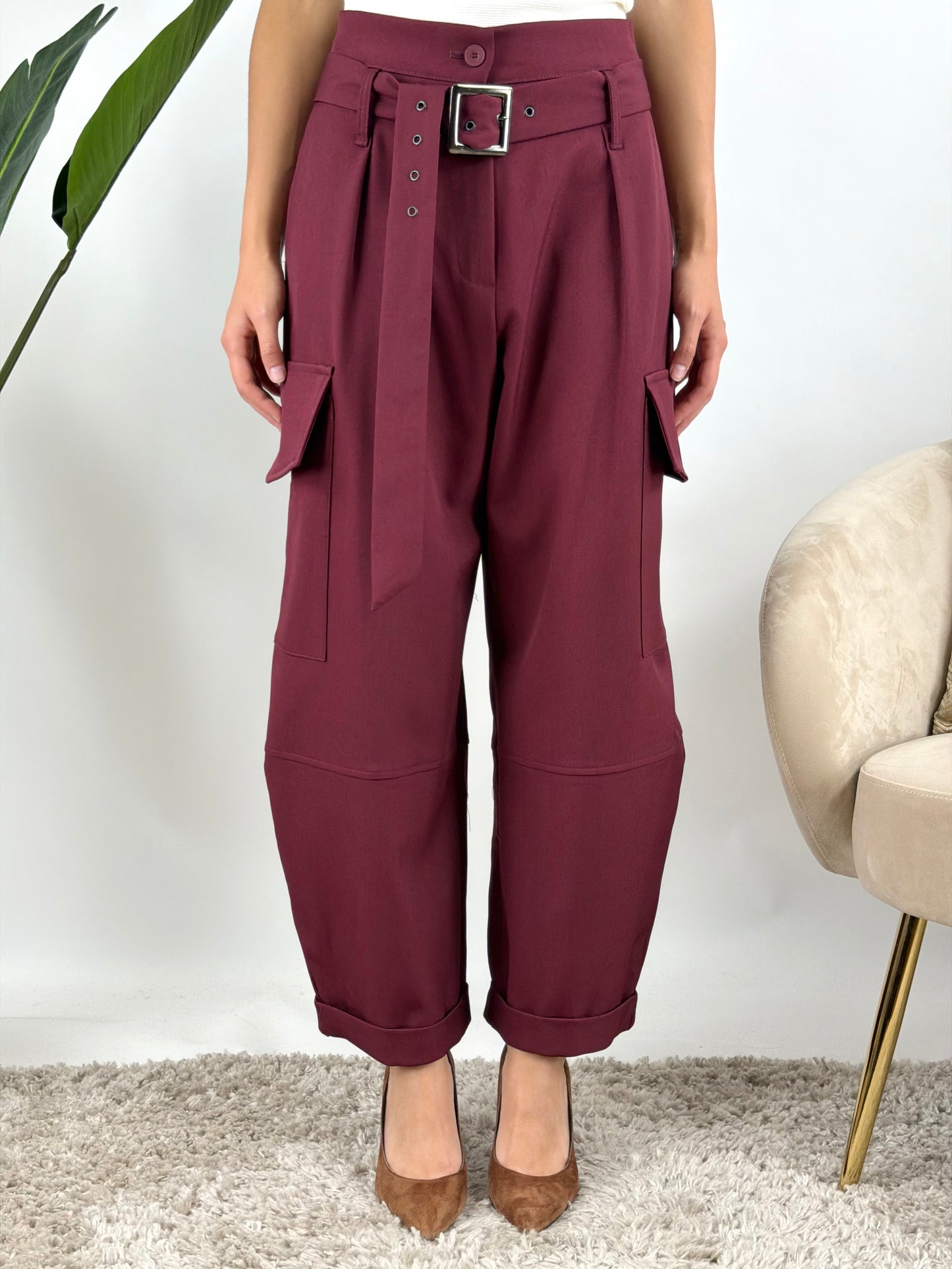 HAVEONE - PANTALONE TASCONI