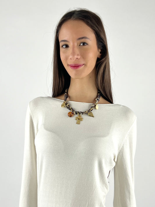 DEVA COUTURE PARIS - COLLANA FOULARD