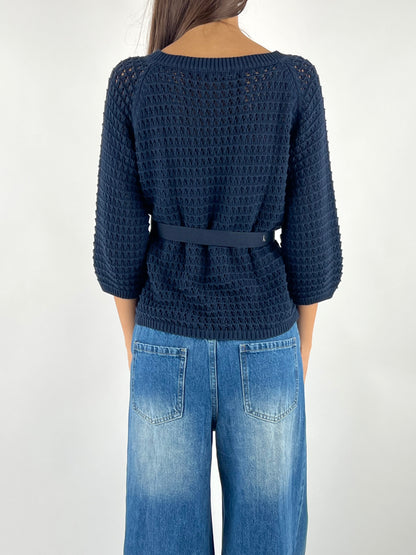 DEVA - CARDIGAN CROCHET CINTURA