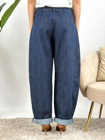 SUSY MIX - JEANS BARREL LOOSE STELLINA