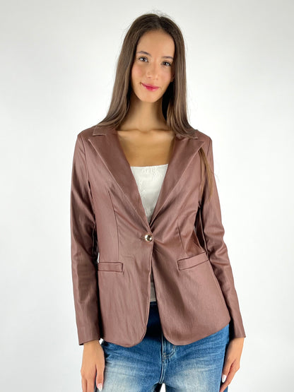 SUSY MIX - GIACCA ECOPELLE SPAZZOLATA