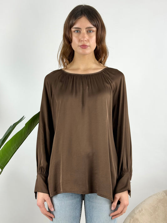 SUSY MIX - BLUSA SATIN SPILLA