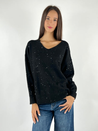 SUSY MIX - MAGLIA LUREX PAILLETTES