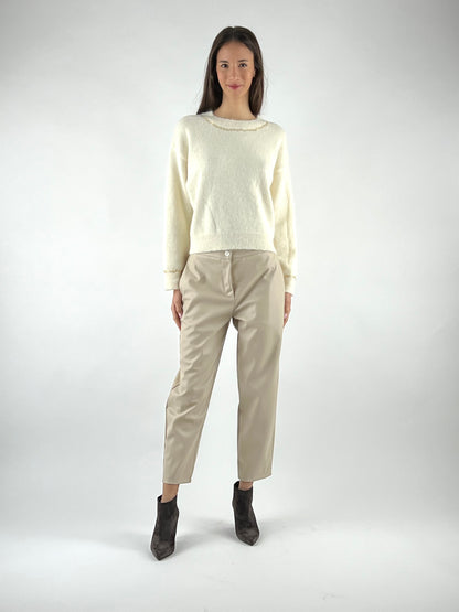 VICOLO -  PANTALONE ECOPELLE