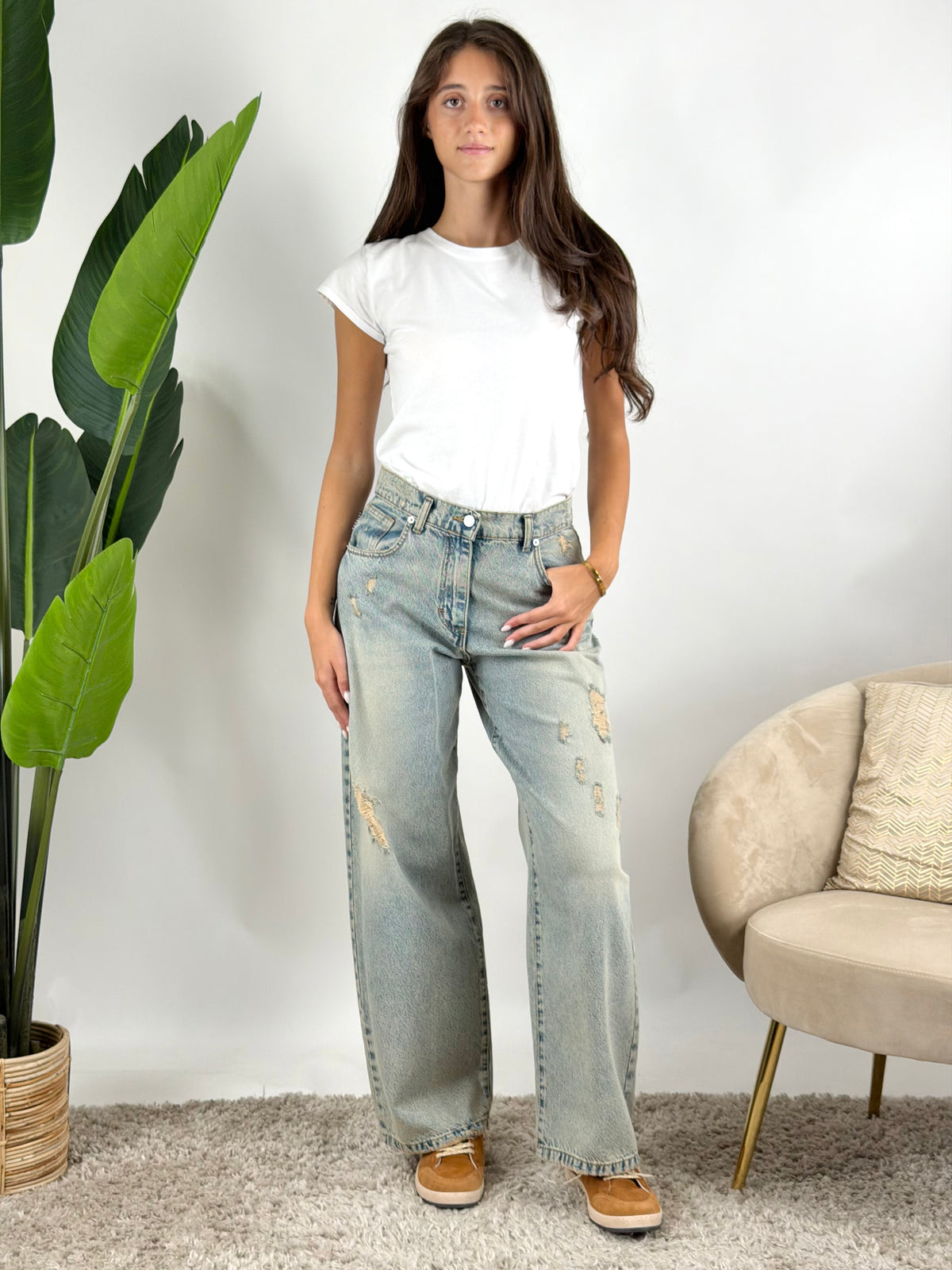 HAVEONE - JEANS BELLA STRAPPI