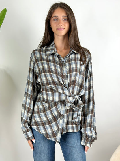 DEVA - CAMICIA CHECK INCROCIO