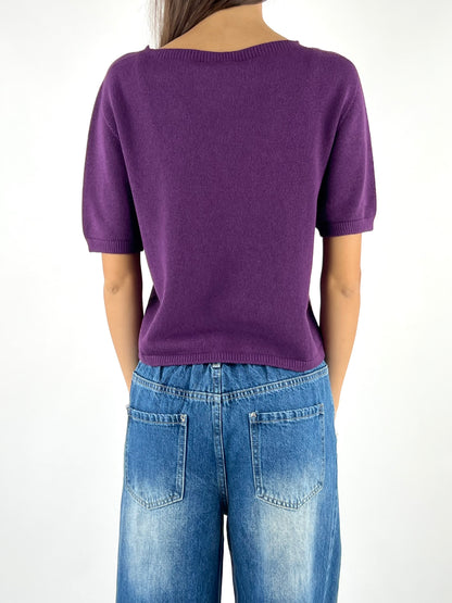 VICOLO - MAGLIA SCATOLETTA MANICA CORTA