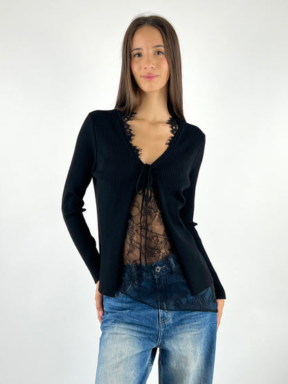 KONTATTO - CARDIGAN LACCI