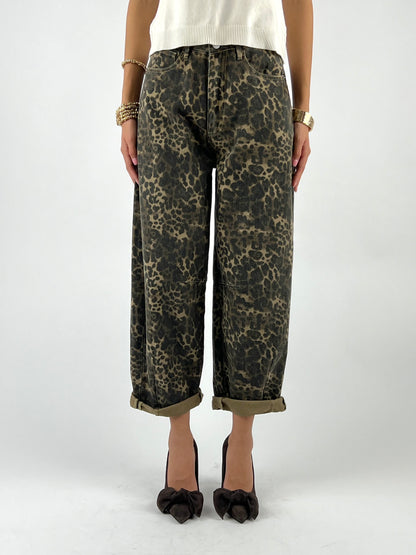 TENSIONE IN - JEANS BALOON MACULATO