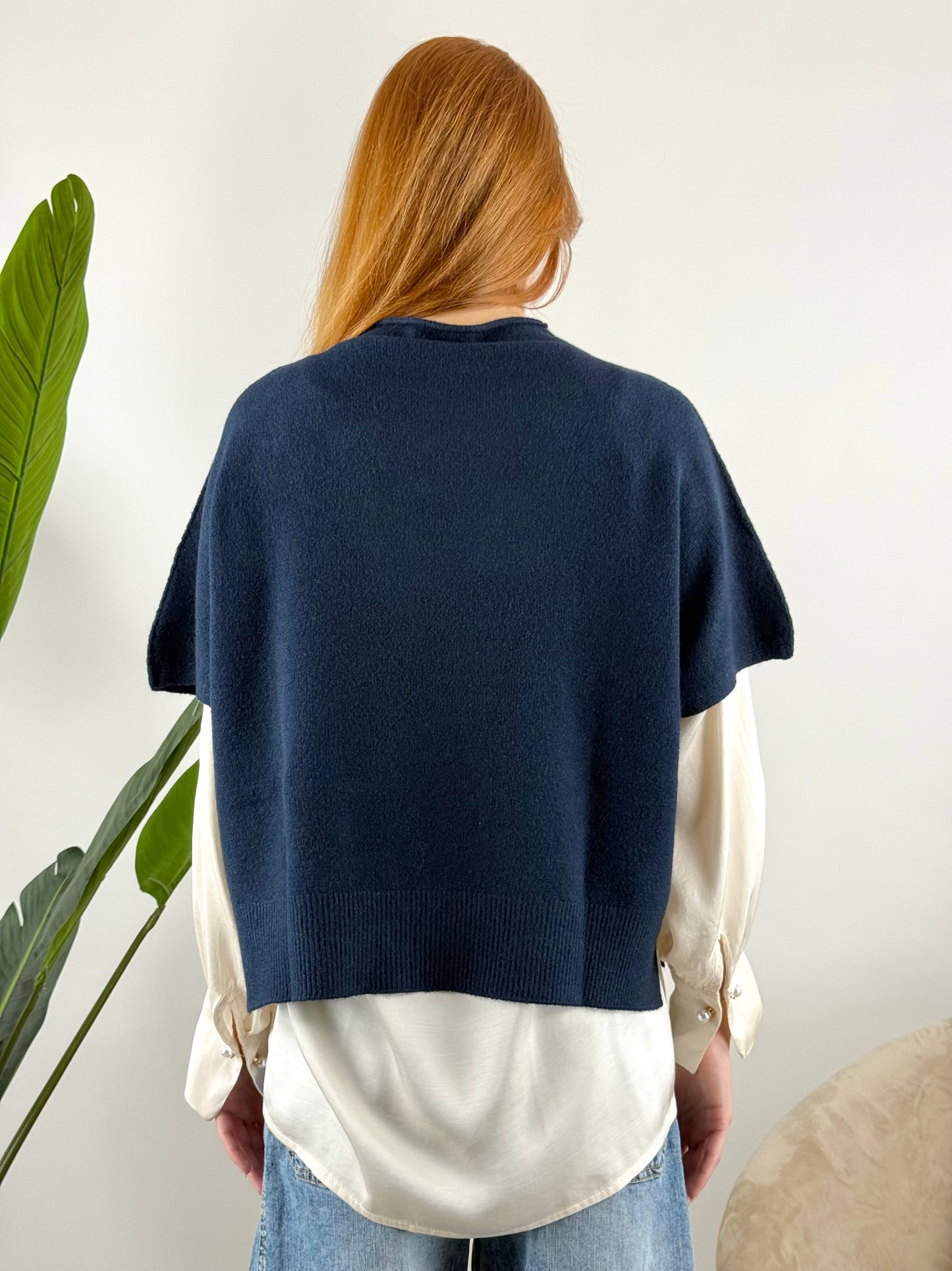 KONTATTO - MAGLIA CRATERE SMANICATA