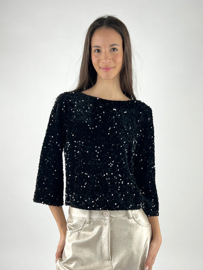 DEVA - MAGLIA PAILLETTES
