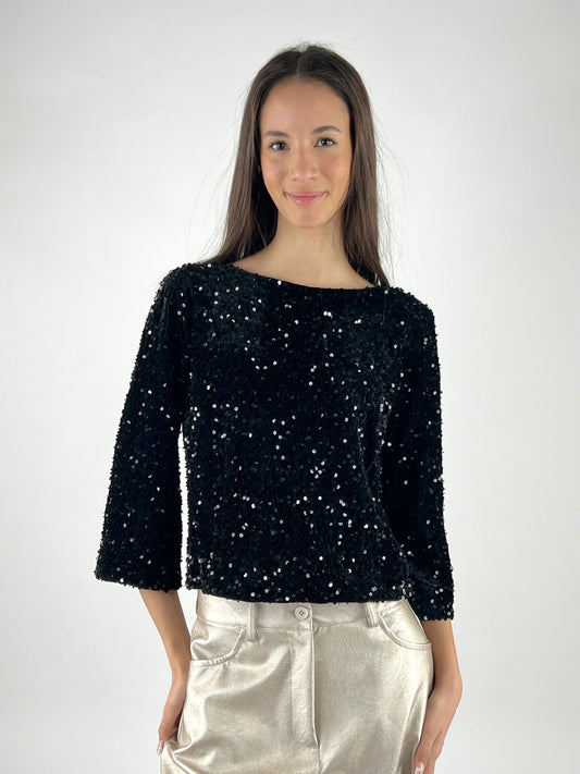 DEVA - MAGLIA PAILLETTES