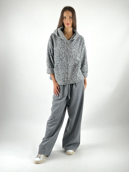 DEVA - GIACCA BOUCLÈ CAPPUCCIO