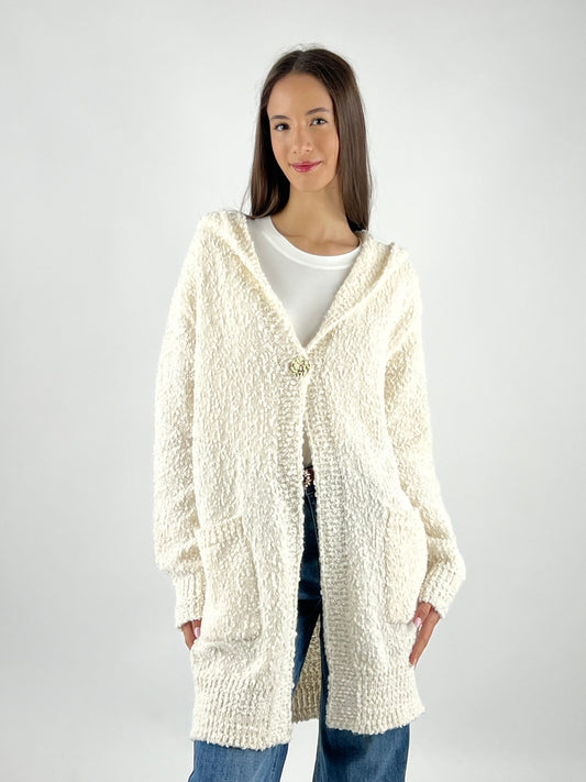 DEVA COUTURE PARIS - MAXI CARDIGAN CINIGLIA