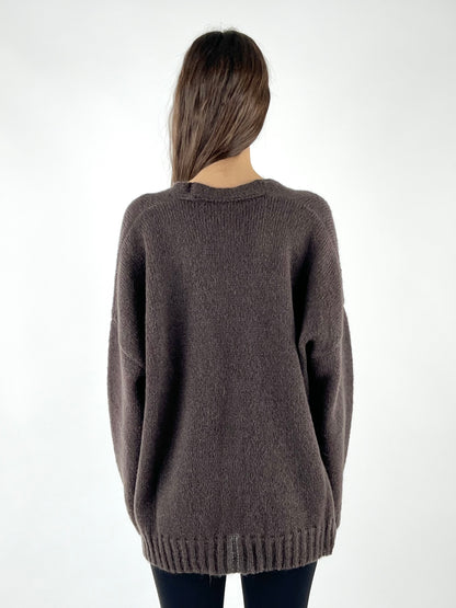 KONTATTO - CARDIGAN LUNGO MOHAIR