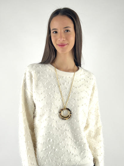 DEVA COUTURE PARIS - COLLANA LUNGA ANELLI