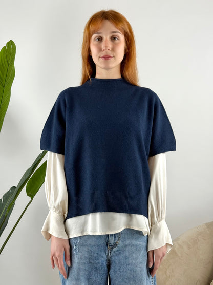 KONTATTO - MAGLIA CRATERE SMANICATA