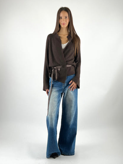 SUSY MIX - GIACCHINA IN MAGLIA CON CINTURA