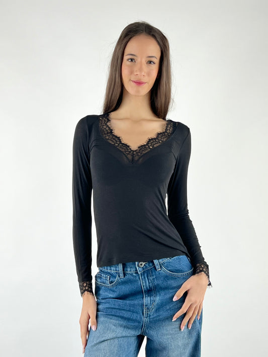 SUSY MIX - MAGLIA SCOLLO V PIZZO