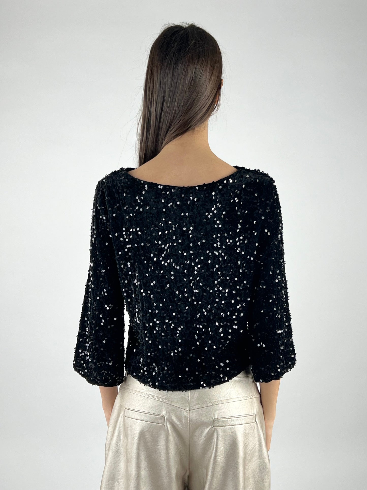 DEVA - MAGLIA PAILLETTES