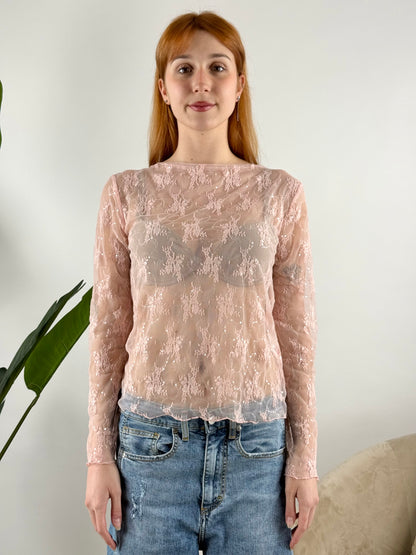 SUSY MIX - MAGLIA PIZZO MICRO PAILLETTES