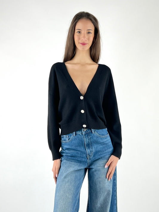 VICOLO - CARDIGAN BOTTONI GIOIELLO