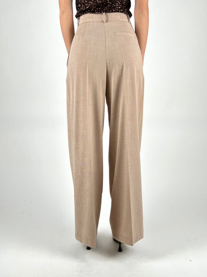 HAVEONE - PANTALONE PALAZZO PINCES