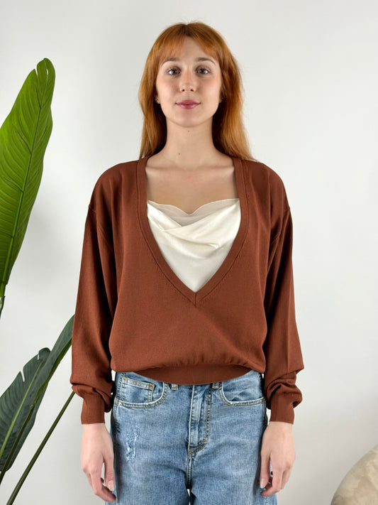 VICOLO - PULLOVER CROP